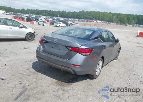 2025 Nissan Sentra S из США, поврежденный, VIN 3N1AB8BV3SY253170